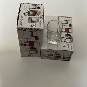 Bundle 2 Boxes / CircleWare Cityscape 6 Piece Set 2 Oz Shot Glasses